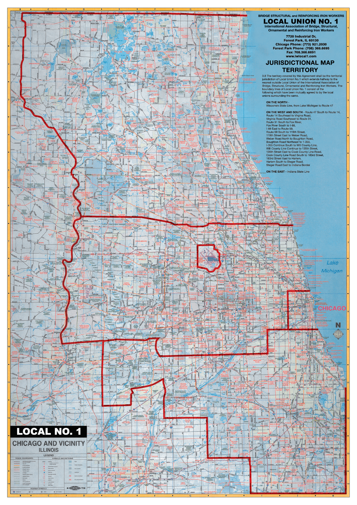 Local. 185 Map IRONWORKERS 1 | territorial jurisdiction
